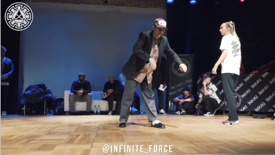 NIKKI POP vs KAMILE妹纸 （INFINITE POPPING 2019）街舞比赛